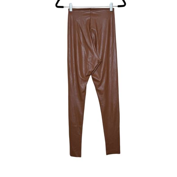 Commando Faux Leather Leggings Cocoa Size Small - Picture 4 of 11